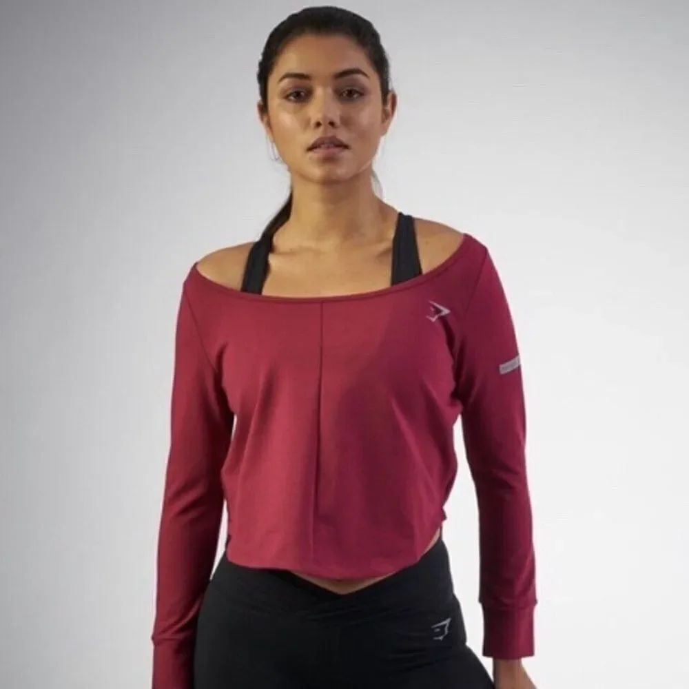 Nikki Blackketter x Gymshark Studio Jumper Crop Top Size L